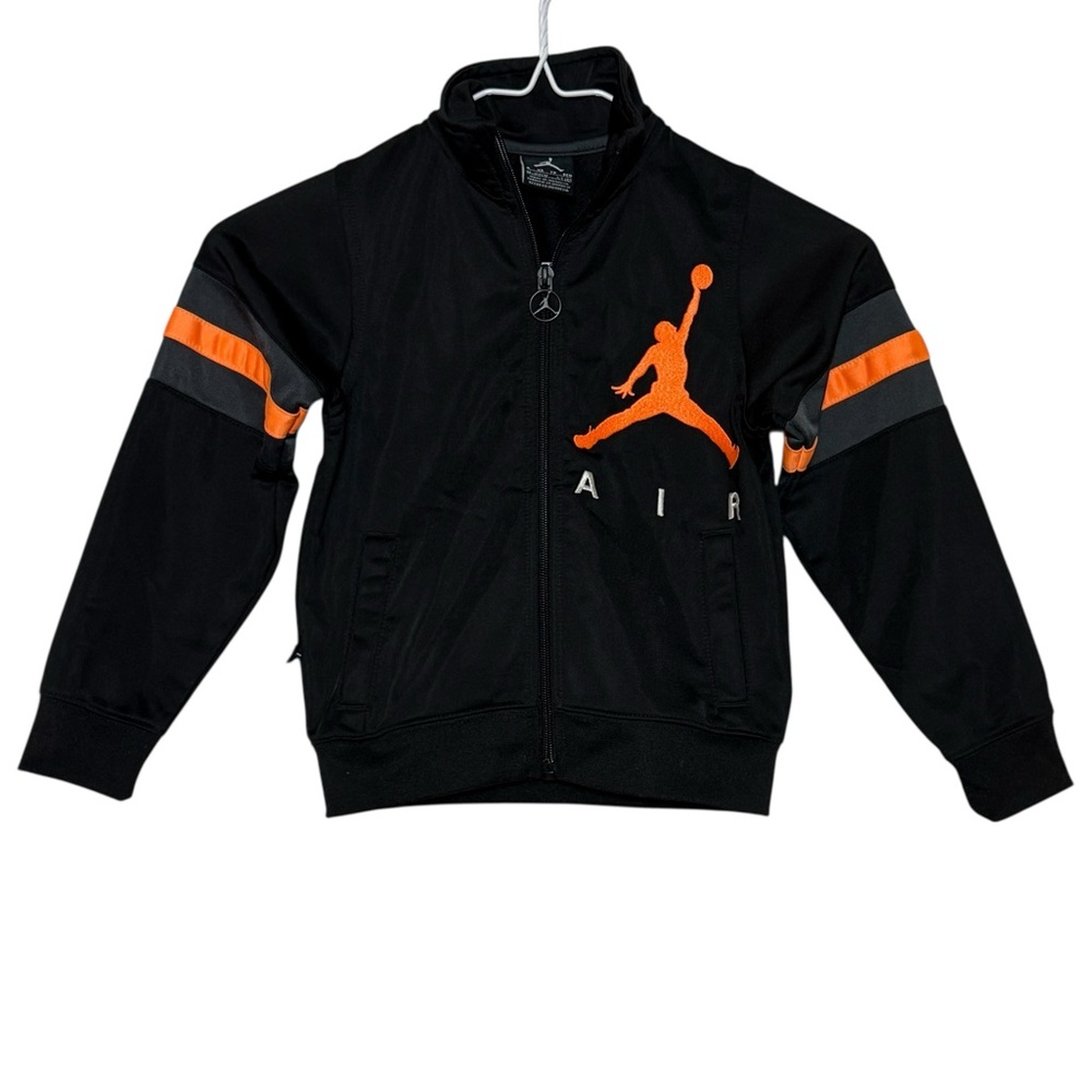 Jordan Kids Jacket Size 4 Black and Orange